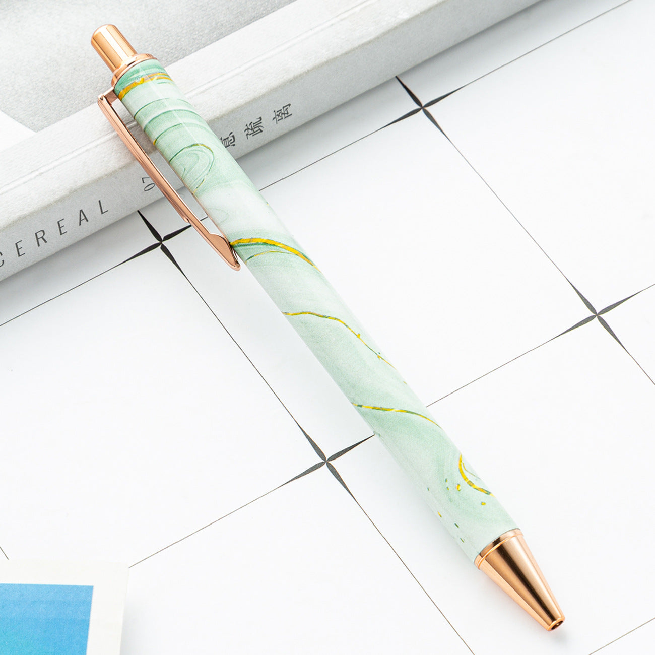 Wholesale New creative student cute printing pattern metal pen